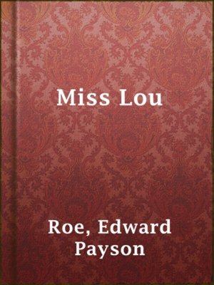 cover image of Miss Lou